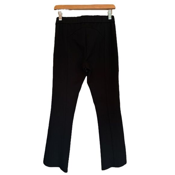 Tory Burch Sport Ponte Flared Black Pull-up Pants Size Small - Picture 5 of 10